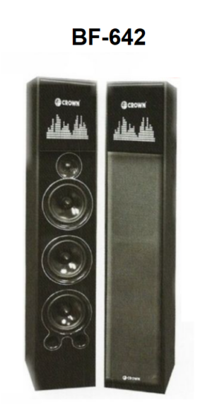 CROWN BF-642 Home Theater Speaker System (Sold as Set)