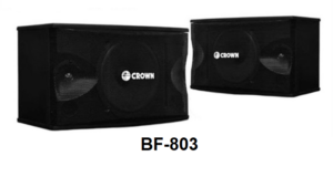 Crown BF-803 Karaoke Home Theater Speaker System (Sold as Set)