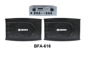 Crown BFA-616 Baffles with Amplifier (Sold as Set)