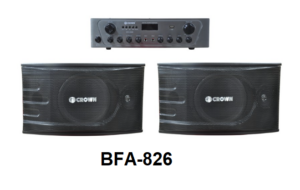 Crown BFA-826 Baffles with Amplifier (Sold as Set)