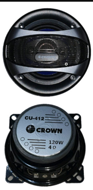 Crown CU-412 Car Speaker (Sold as Set)