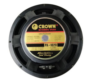 Crown PA-1020 Instrumental Speaker