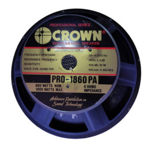 Crown PRO-1860 PA Professional Instrumental Speaker