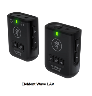 Mackie EleMent Wave LAV Wireless Microphones