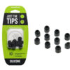 Medium Silicone Black Tips Kit