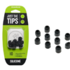 Small Silicone Black Tips Kit