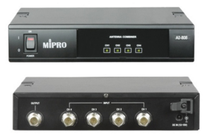 Mipro AD-808 UHF 4-channel Antenna Active Antenna Combiner