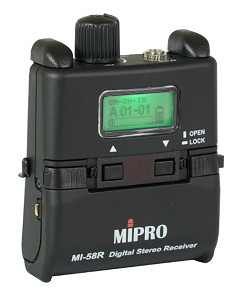 Mipro MI-58R Digital Stereo Bodypack Receiver