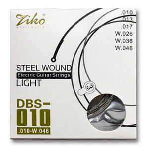 Ziko DBS – 010 Electric Guitar Strings Steel Wound Light Tone High Carbon