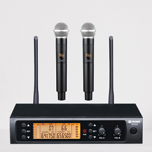 Crown M-606 UHF Dual Wireless Microphone